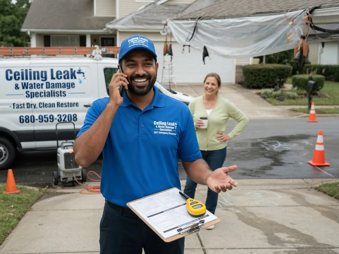 Ceiling Leak Cleanup Adair, OK FAQs